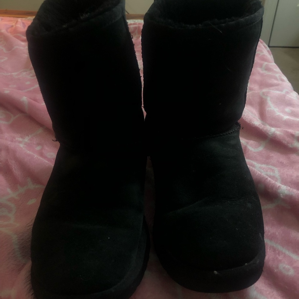 UGG Classic Black Sheepskin Boots